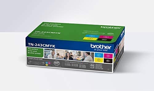 BROTHER TN243CMYK Pack Toner standard Cyan Magenta Jaune Noir 4x 1000 pages pour Hl-L32xx DCP-L35xx MFC-L37xx