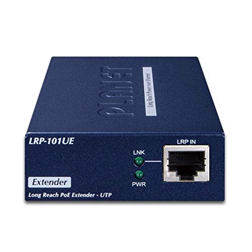 PLANET LRP-101U-KIT prolongateur réseau Émetteur et récepteur réseau Bleu 10, 100 Mbit/s
