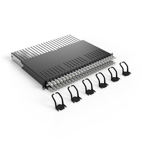 PATCHBOX 365 équipé de 24x Cordons CAT6A U/FTP Gris 0,8 m