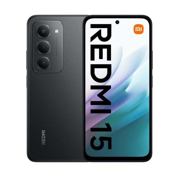 Xiaomi Redmi 15 4G (6.9''- NFC - 256 Go, 8 Go RAM) Noir
