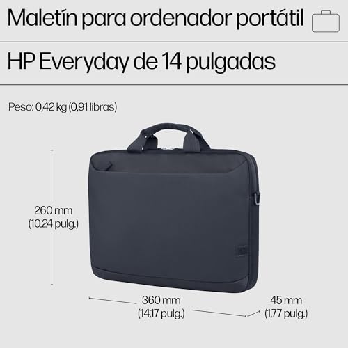 HP Evday 14p Odyssey Gray Laptop Briefcase
