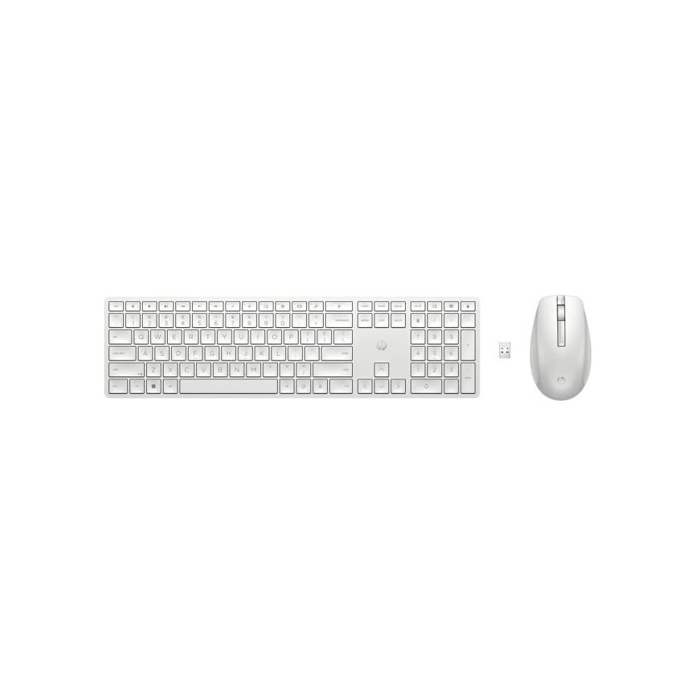 HP 650 Wireless Keyboard and Mouse Combo White