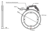 DEXLAN Aiguille de tirage fibre de verre 4 mm - Long. 30M