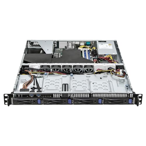 ASRock 1U4LW-X570, Rack 1U, UP, AMD Ryzen, 4xLFF, 2xGbE, Fixed PSU, IPMI