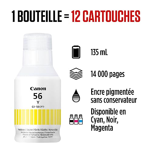 CANON 2LB GI-56 Y EUR Yellow Ink Bottle