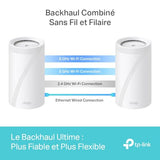 TP-LINK DECO BE85(2-pack) Kit MESH WiFi 7 BE19000 Tri-Band