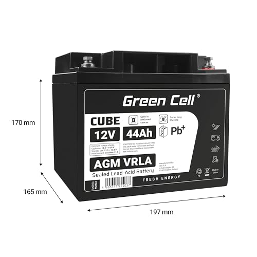 Green Cell AGM23 Batterie de l'onduleur Sealed Lead Acid (VRLA) 12 V 44 Ah