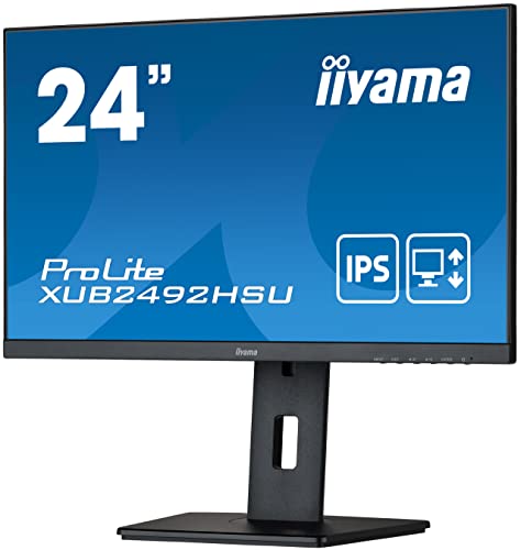 IIYAMA- Moniteur 24" pied réglable PROLITE XUB2492HSU-B5