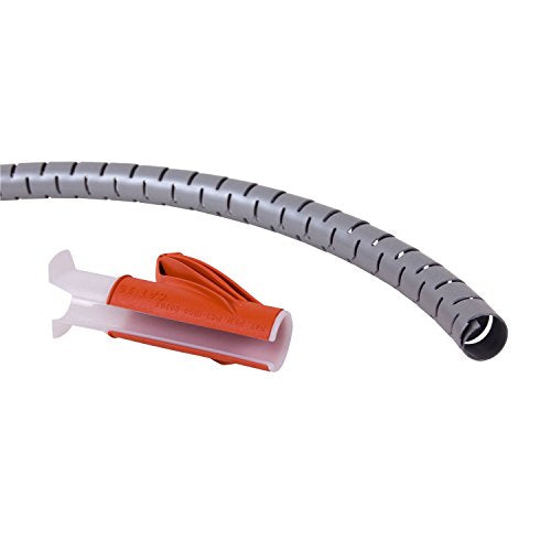 DATAFLEX 33782 CABLE ZIP ARGENT AVEC OUTIL A MAIN 25 mm 3 m