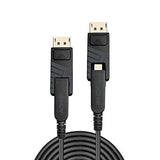 LINDY 100m Fibre Optic Hybrid DisplayPort 1.2 Cable