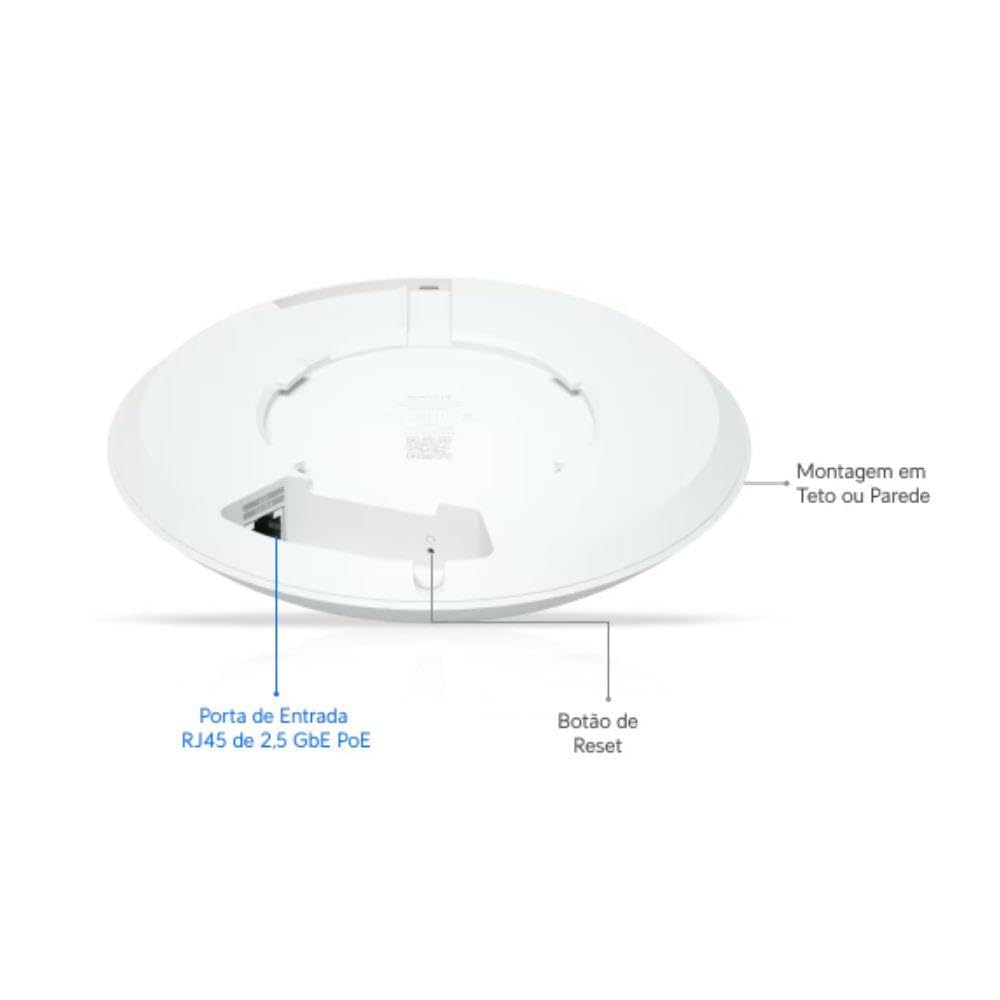 Compact ceiling-mount WiFi 7 AP 3x3 lon