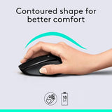 Logitech 920-006489 clavier Souris incluse Universel RF sans fil QWERTY Anglais Noir