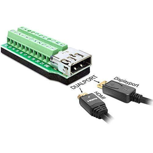 DELOCK Adaptateur HDMI + DisplayPort Femelle