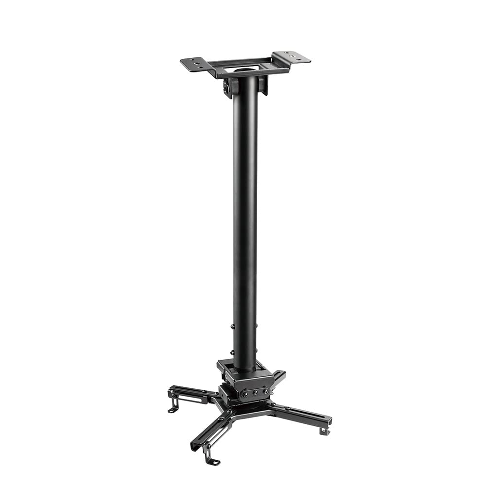 NEOMOUNTS CL25-540BL1 Support de plafond pour vidéoprojecteur - h 60.5-90.5 cm - installation facile - orientable