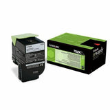 LEXMARK 702C cartouche de toner cyan capacité standard 1.000 pages pack de 1 retour program