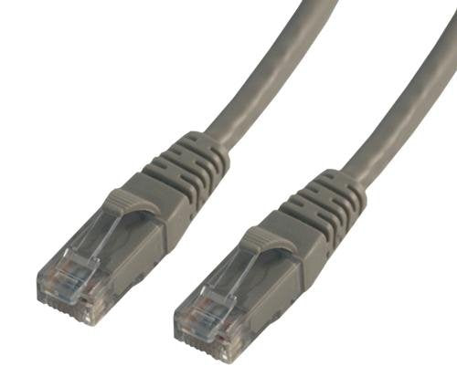 MCL Câble réseau RJ45 cuivre CAT6 A U/UTP - 50cm Gris