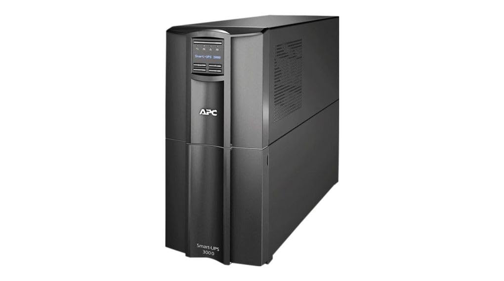 APC Smart-UPS SMT3000IC UPS AC 220/230/240V 2700Watt 3000VA RS-232 USB output connectors 9 Black with APC SmartConnect