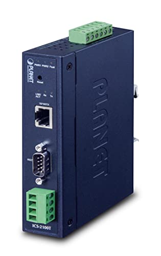 PLANET ICS-2100T Indus. Serveur IP Série RS232/422/485