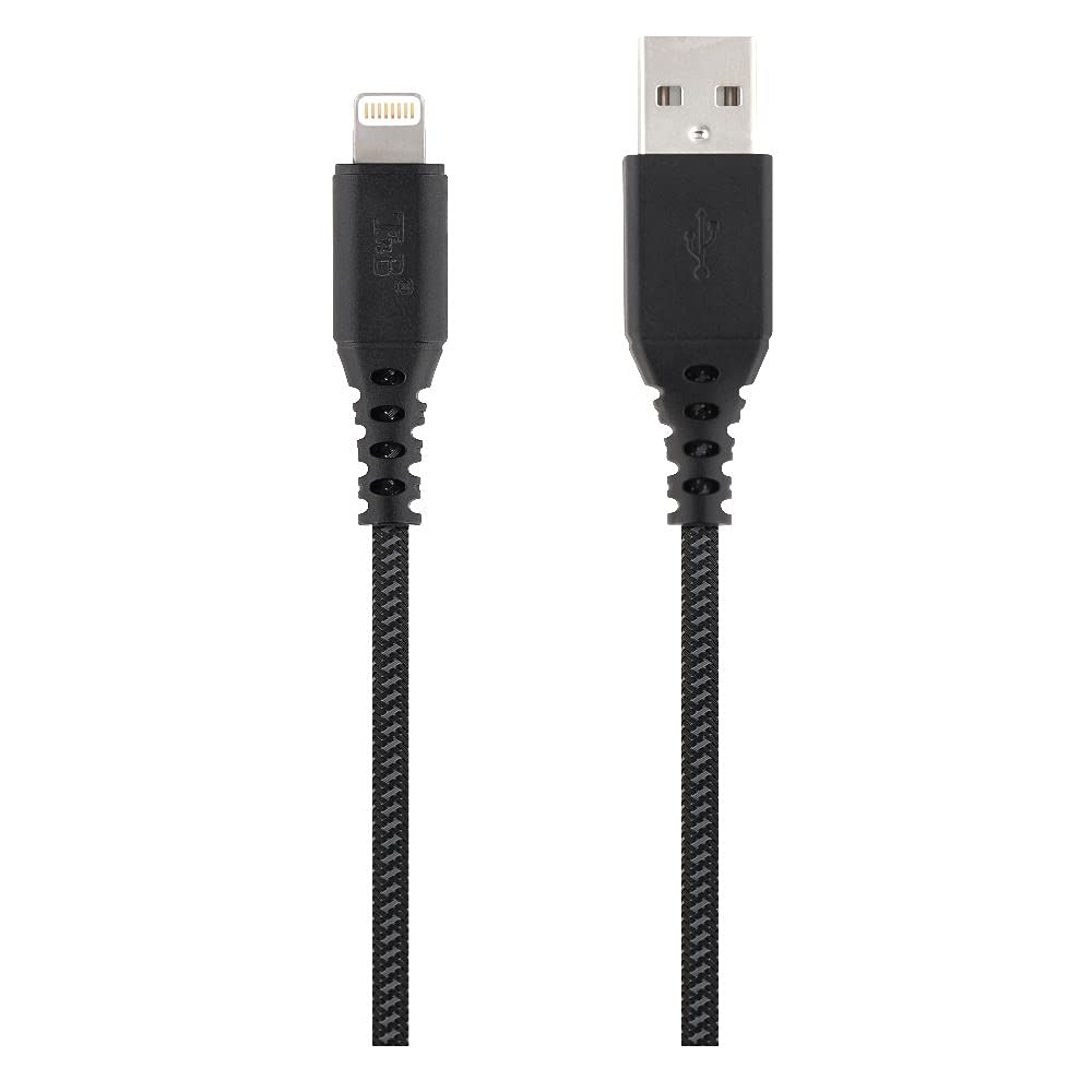 TNB XTREMWORK 1.5m USB Lightning Cable Black/Grey