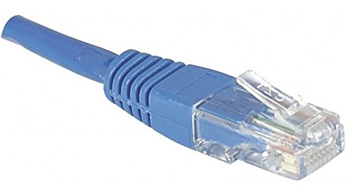 Cordon RJ45 catégorie 6 U/UTP bleu CCA - 5 m