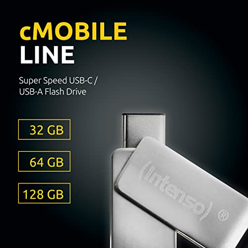 INTENSO Clé USB 3.0/USB 3.1 Type C cMobile Line - 64 Go