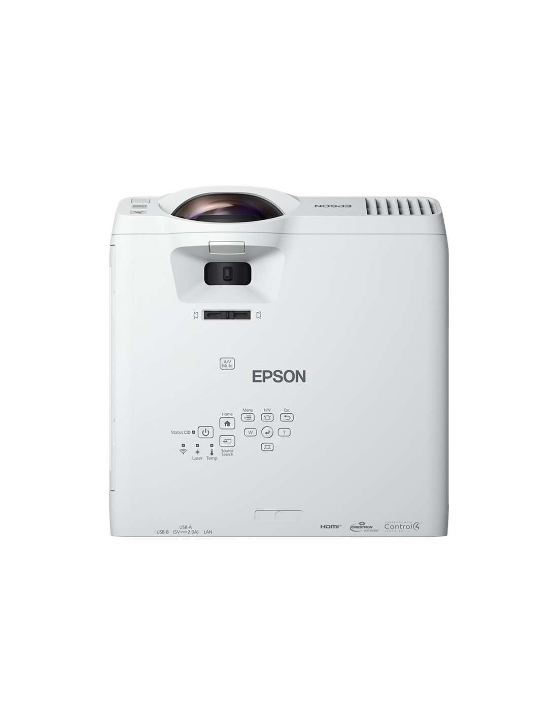 EPSON EB-L210SW Projecteur Laser courte focal, 4000lm , WXG 0,48 – 0,65:1, 16:10, VGA x2 , HDMI x2, RS-232C, Miracast ,Wi-fi