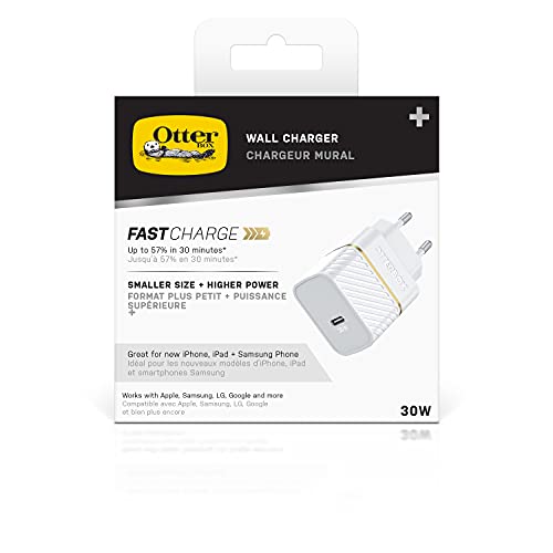 EU Plug 30W GaN - 1X USB-C 30WUSB-PD WHT