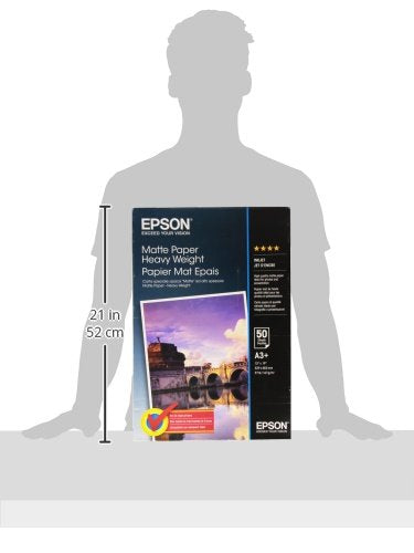 EPSON MATTE heavyweight  papier inkjet 167g/m2 A3+ 50 feuilles pack de 1