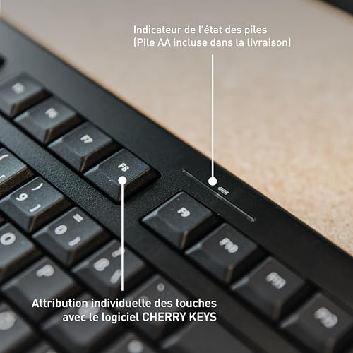 CHERRY Clavier KW 3000 sans fil