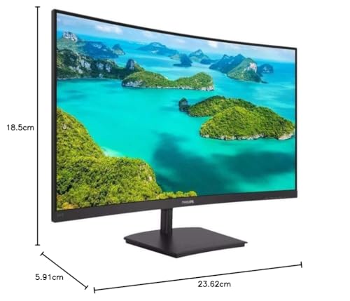 "Philips E Line 241E1SC/00 LED display 59,9 cm (23.6"") 1920 x 1080 pixels Full HD Noir"