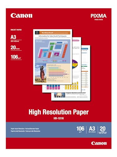 CANON HR-101 high resolution  papier inkjet A3 20 feuilles