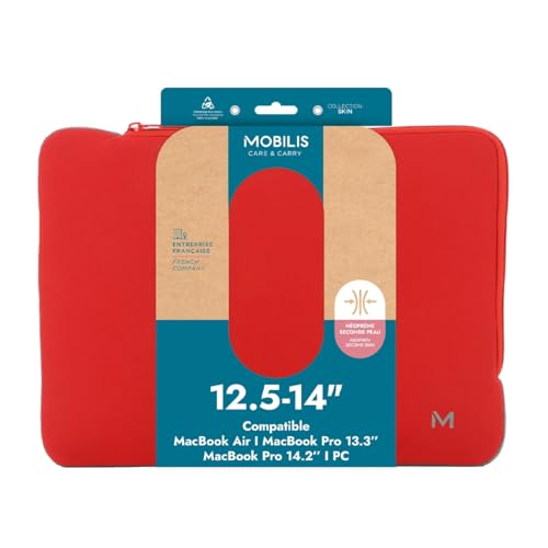 Skin Sleeve 12.5-14''-Red and Grey