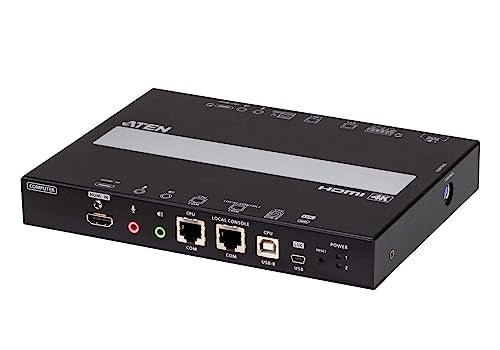 ATEN RCMHD101U commutateur écran, clavier et souris Noir