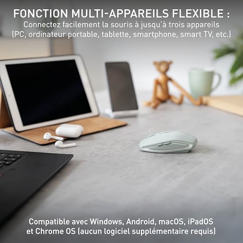 CHERRY Souris Gentix BT Bluetooth vert agave
