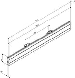 VOGEL S Barre VESA horizontale PFB 3411 argent