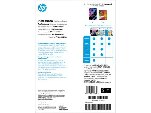 HP Prof Biz Gls 180g A4 150sh FSC Paper