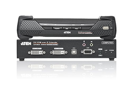 Aten PREMIUM KE6940 Prolongateur KVM Double Écran DVI / USB sur IP