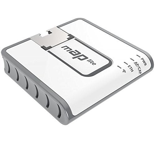 Mikrotik mAP lite Blanc Connexion Ethernet, supportant l'alimentation via ce port (PoE)