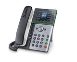 Poly Edge E350 Téléphone VoIP PoE 8 comptes SIP  LCD 2.8" USB-C WiFi & BlueTooth