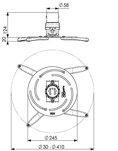 PPC 2500/Ceiling Support Projector-25kg