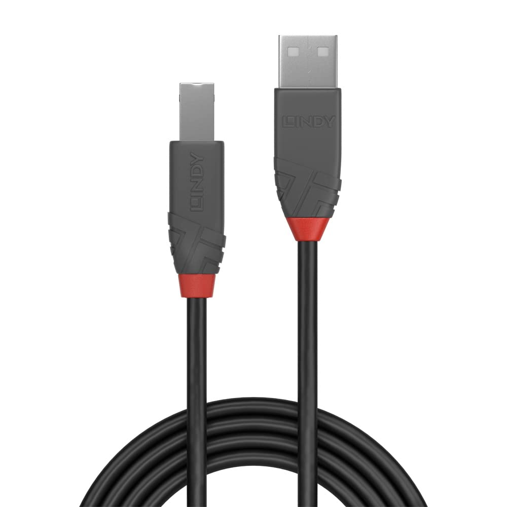 LINDY Câble USB 2.0 type A vers B Anthra Line 3m