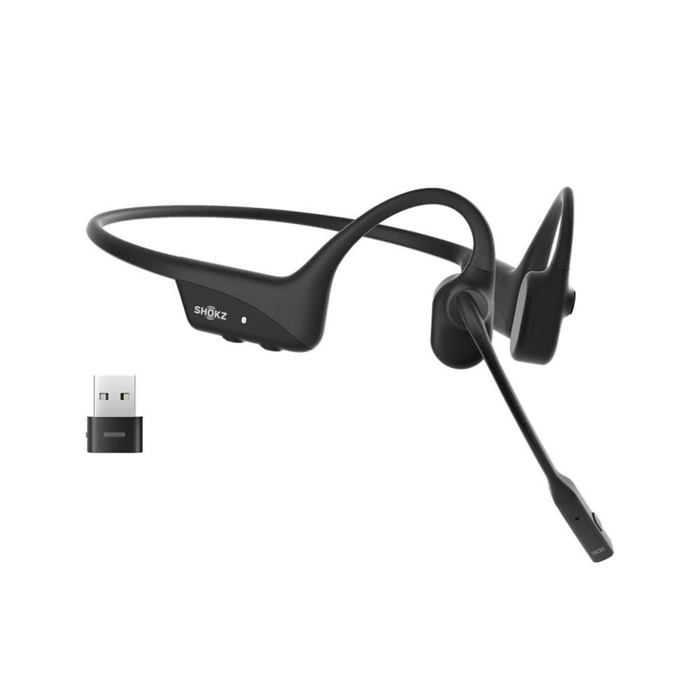 SHOKZ Casque sans-fil à conduction osseuse OpenComm2UC USB-C