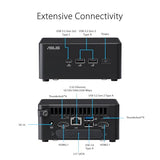 ASUS RNUC14RVKU500003I Barebone Intel Core Ultra 5 125H Slim Kit L6 UK Cord