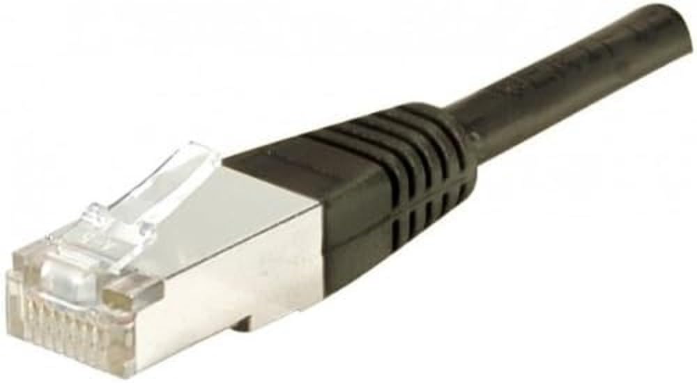 Cordon RJ45 catégorie 6 F/UTP noir CCA - 5 m