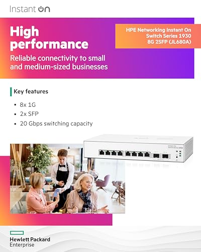 HPE Aruba Instant On 1930 Smart 8G 2SFP Switch