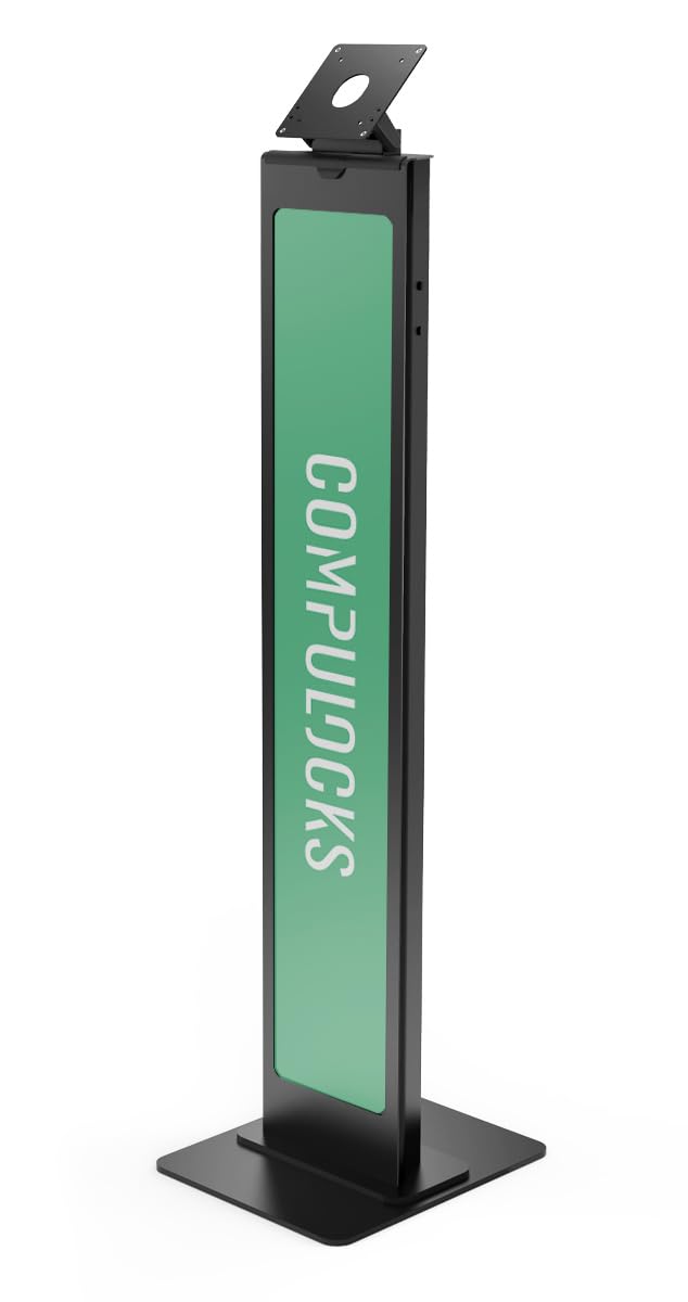 Tablet Floor Stand Mount BrandME Black