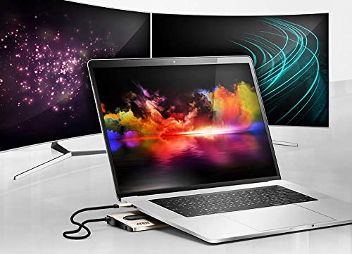 ATEN UH3237 Station multiports USB-C 13 en 1 Double affichage
