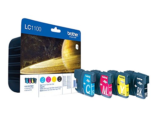 Pack cartouche BROTHER LC1100VALBP- Noir + 3 couleurs
