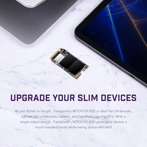 TRANSCEND 2To M.2 2242 PCIe Gen4x4 NVMe 3D TLC DRAM-less