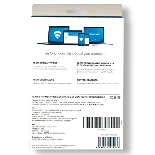 F-Secure SAFE (1 an /1 appareil) ATTACH